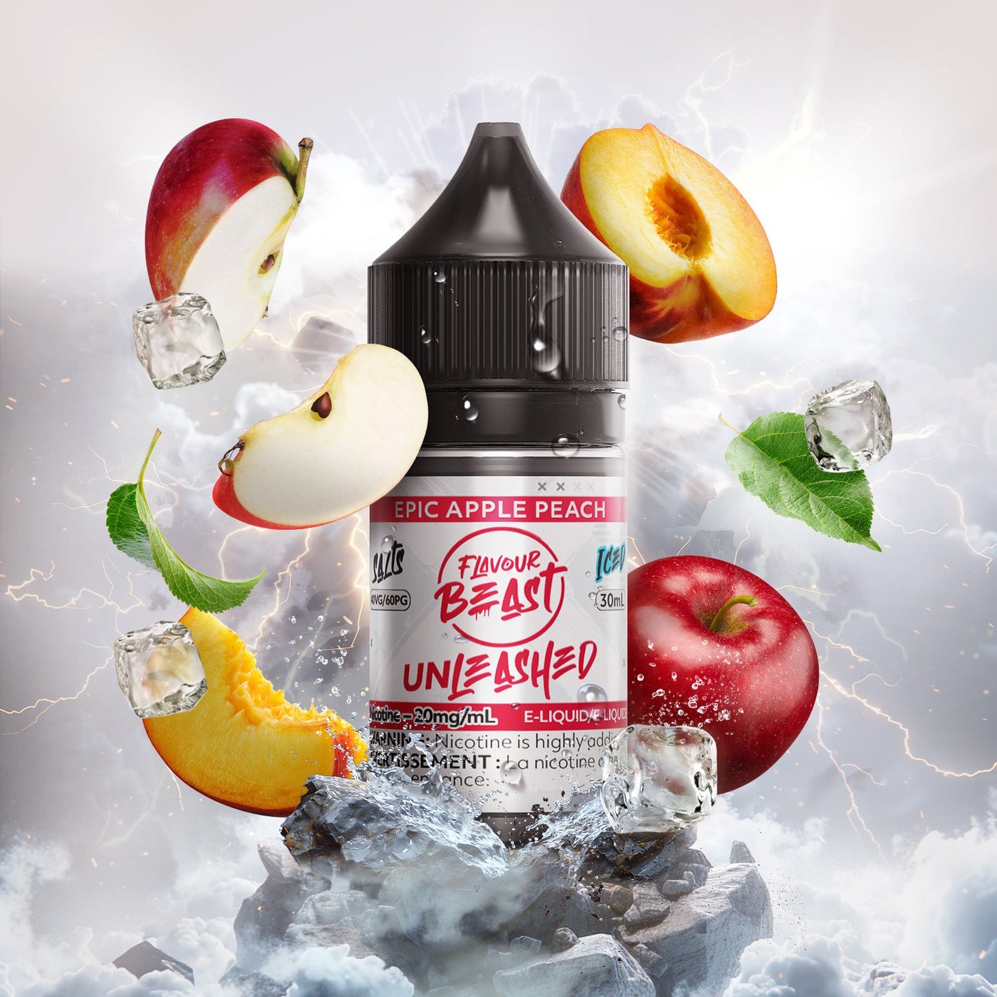 Flavour Beast E-Liquid - Unleashed - Epic Apple Peach