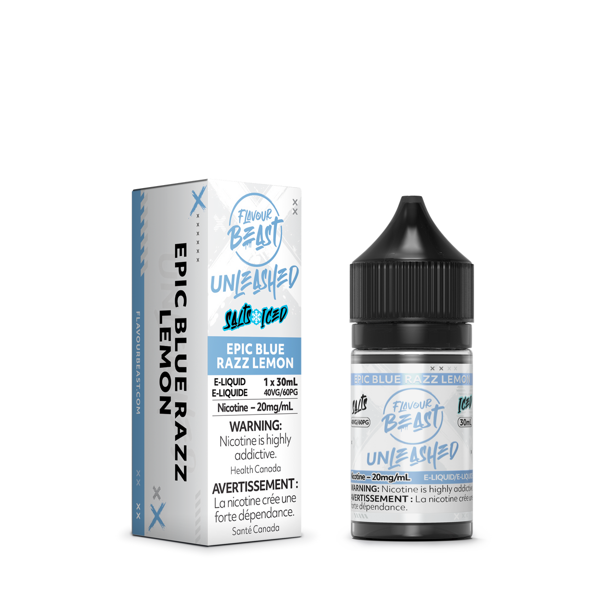 Flavour Beast E-Liquid - Unleashed - Epic Blue Razz Lemon