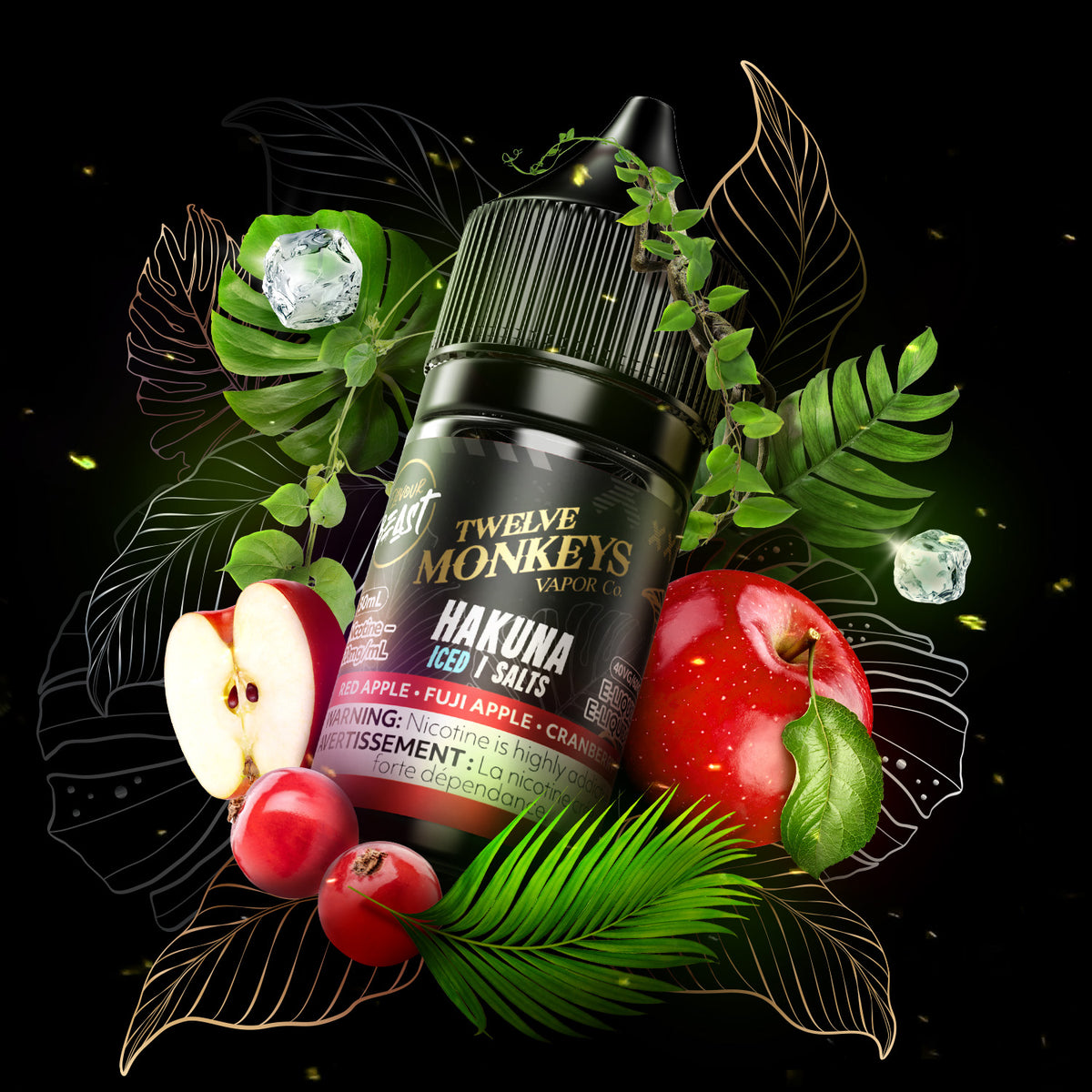 Flavour Beast x 12 Monkey E-Liquid - Hakuna (Iced)