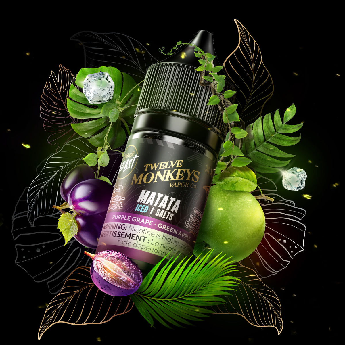 Flavour Beast x 12 Monkey E-Liquid - Matata (Iced)