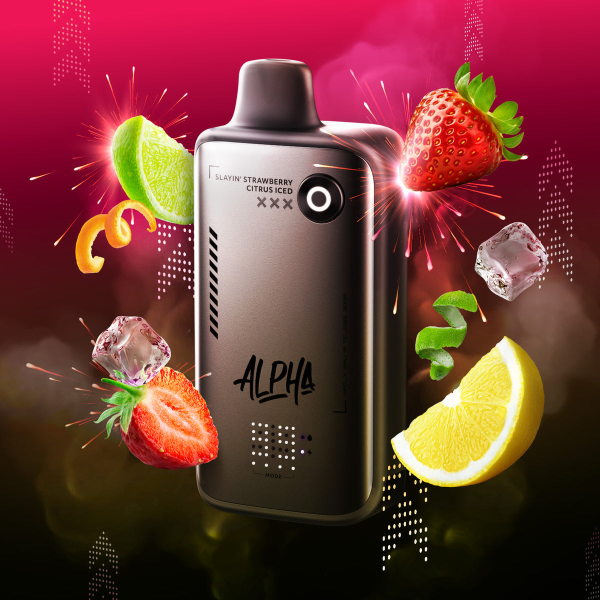 Flavour Beast Alpha - Slayin' Strawberry Citrus Iced (MB)