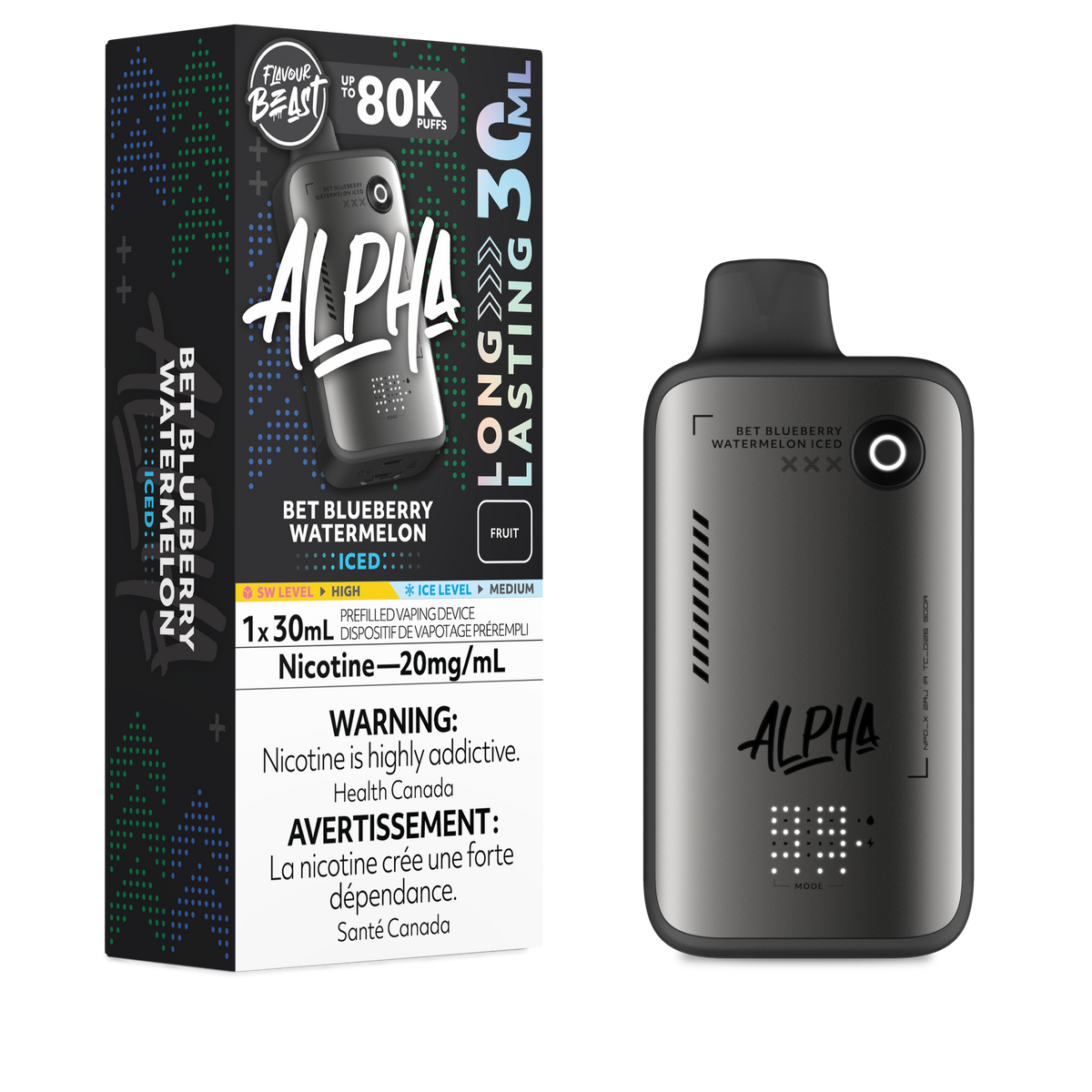 Flavour Beast Alpha - Bet Blueberry Watermelon (Iced) (AB)