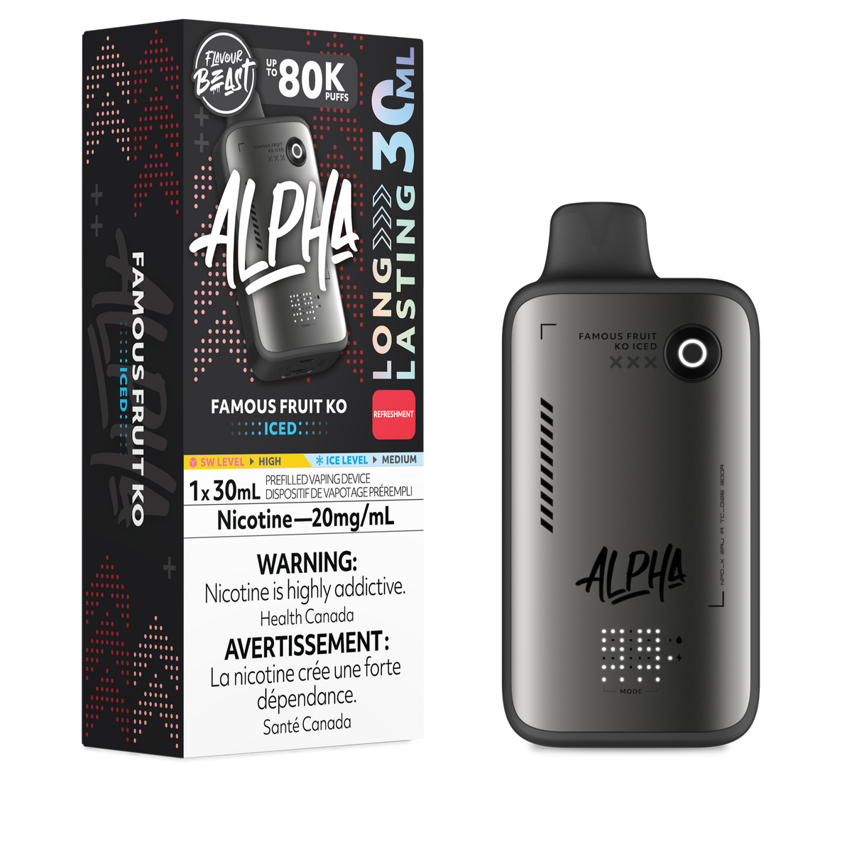 Flavour Beast Alpha - Famous Fruit KO (Iced) (ON)