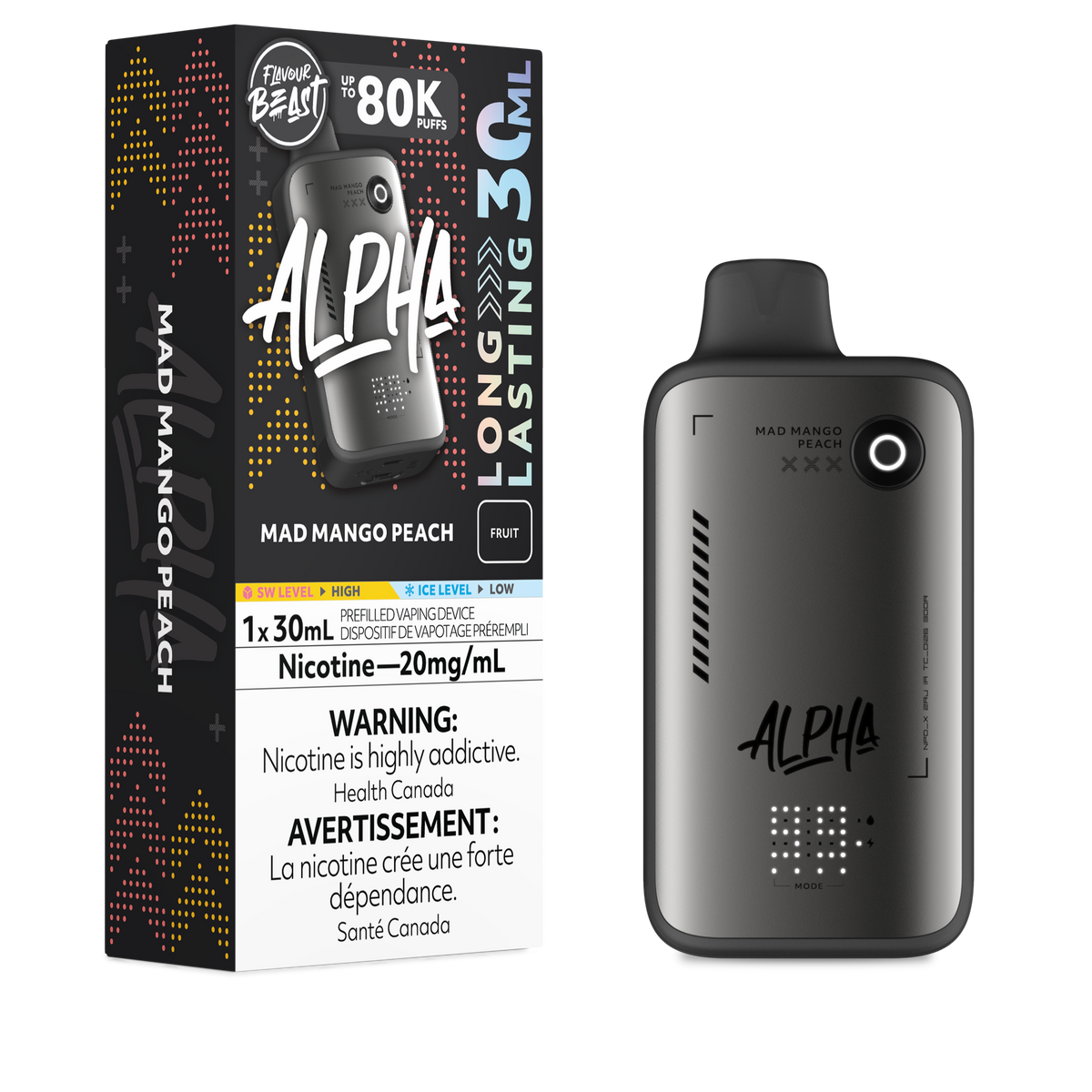 Flavour Beast Alpha - Mad Mango Peach