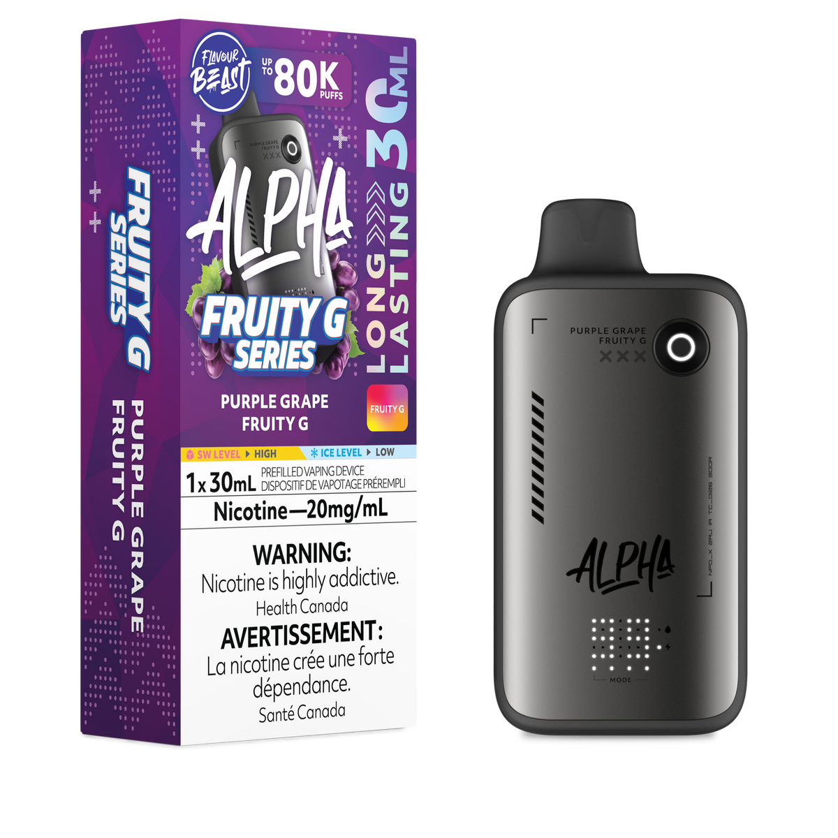 Flavour Beast Alpha - Purple Grape Fruity G