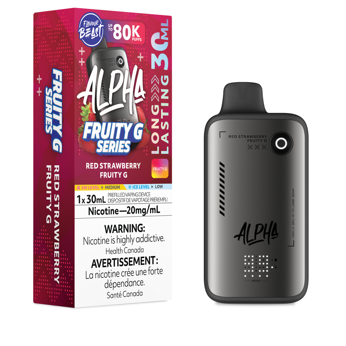 Flavour Beast Alpha - Red Strawberry Fruity G