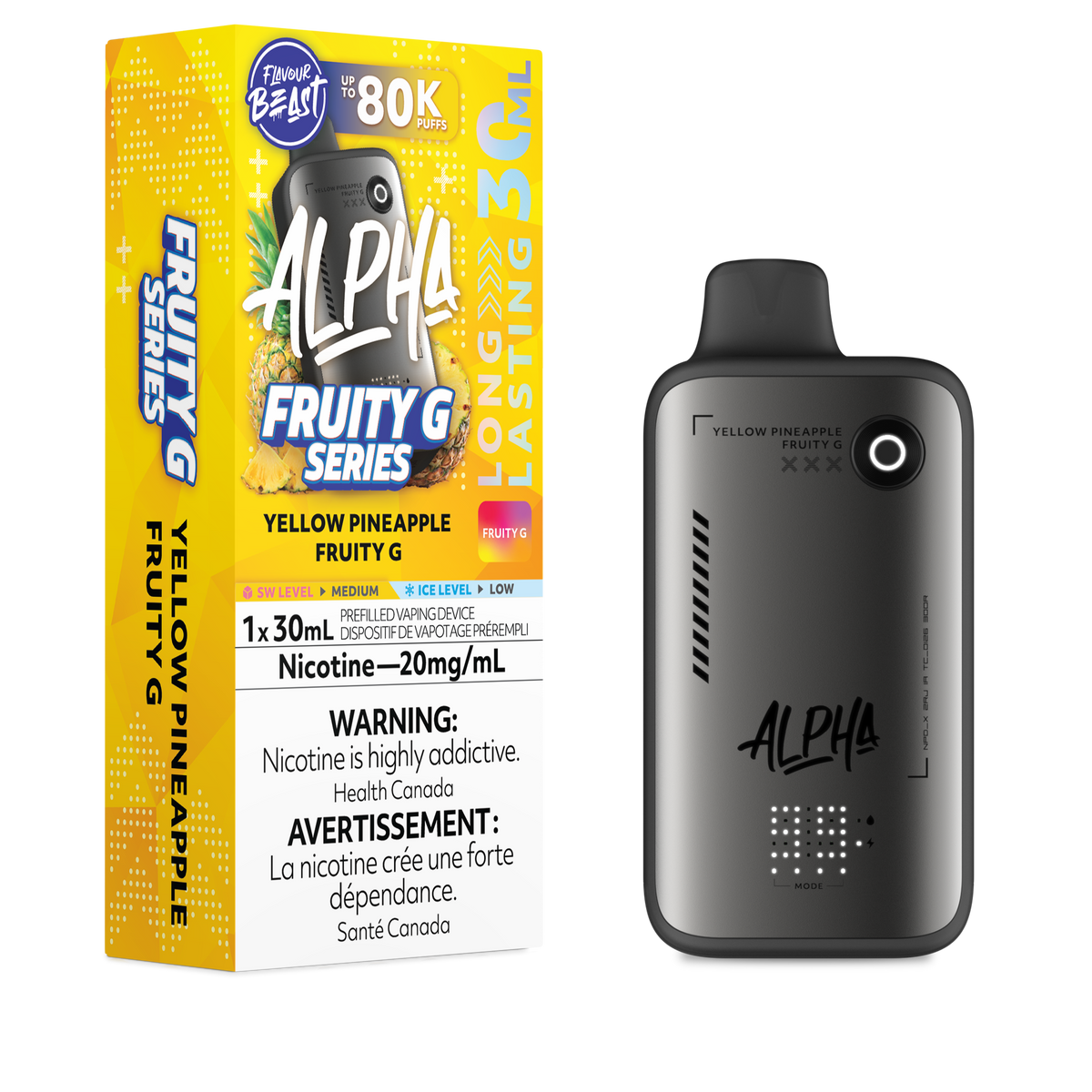 Flavour Beast Alpha - Yellow Pineapple Fruity G (ON)