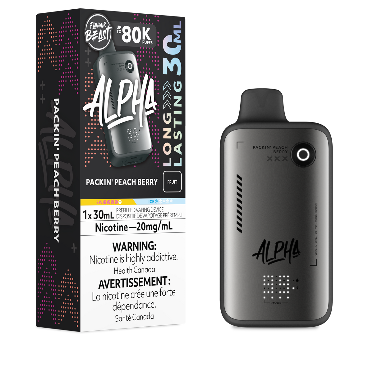 Flavour Beast Alpha - Packin' Peach Berry