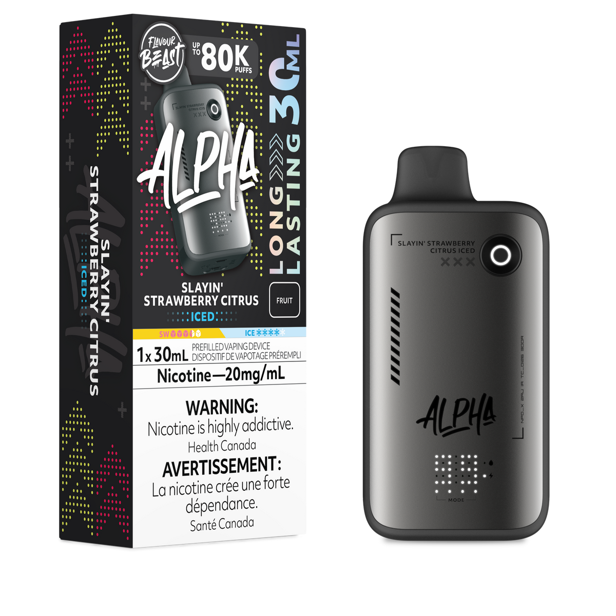 Flavour Beast Alpha - Slayin' Strawberry Citrus Iced (MB)