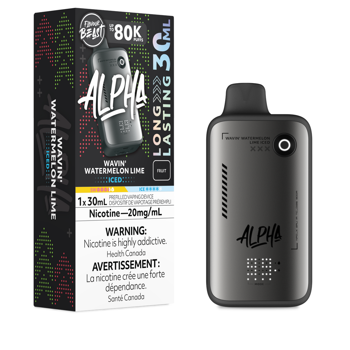 Flavour Beast Alpha - Wavin' Watermelon Lime Iced (ON)