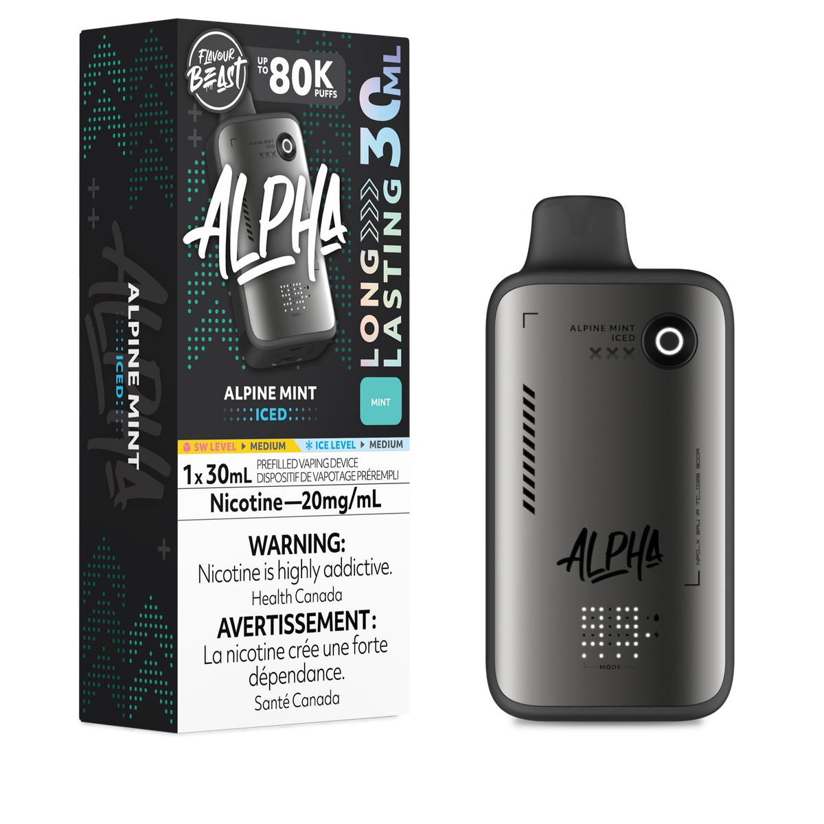 Flavour Beast Alpha - Alpine Mint (Iced)