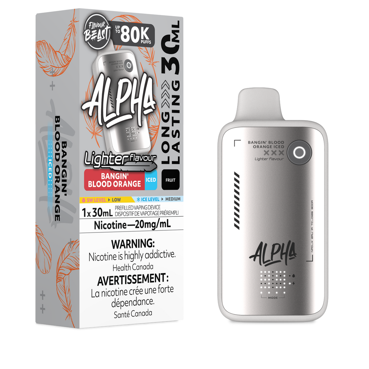 Flavour Beast Alpha - L.S. Bangin' Blood Orange (Iced) (AB)