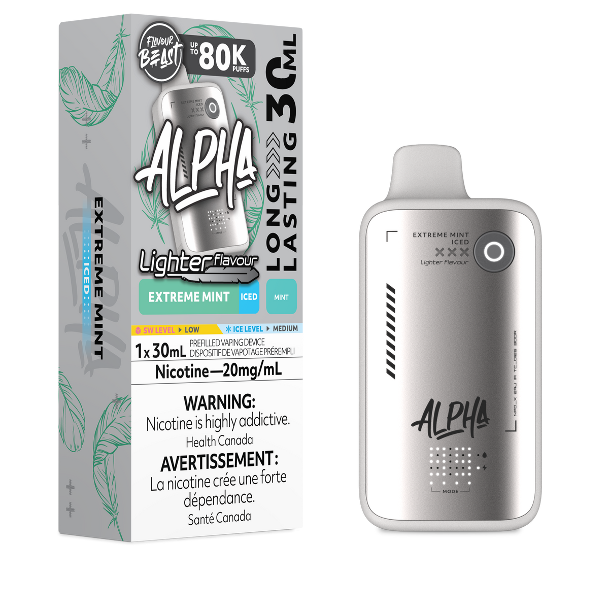 Flavour Beast Alpha - L.S. Extreme Mint (Iced)