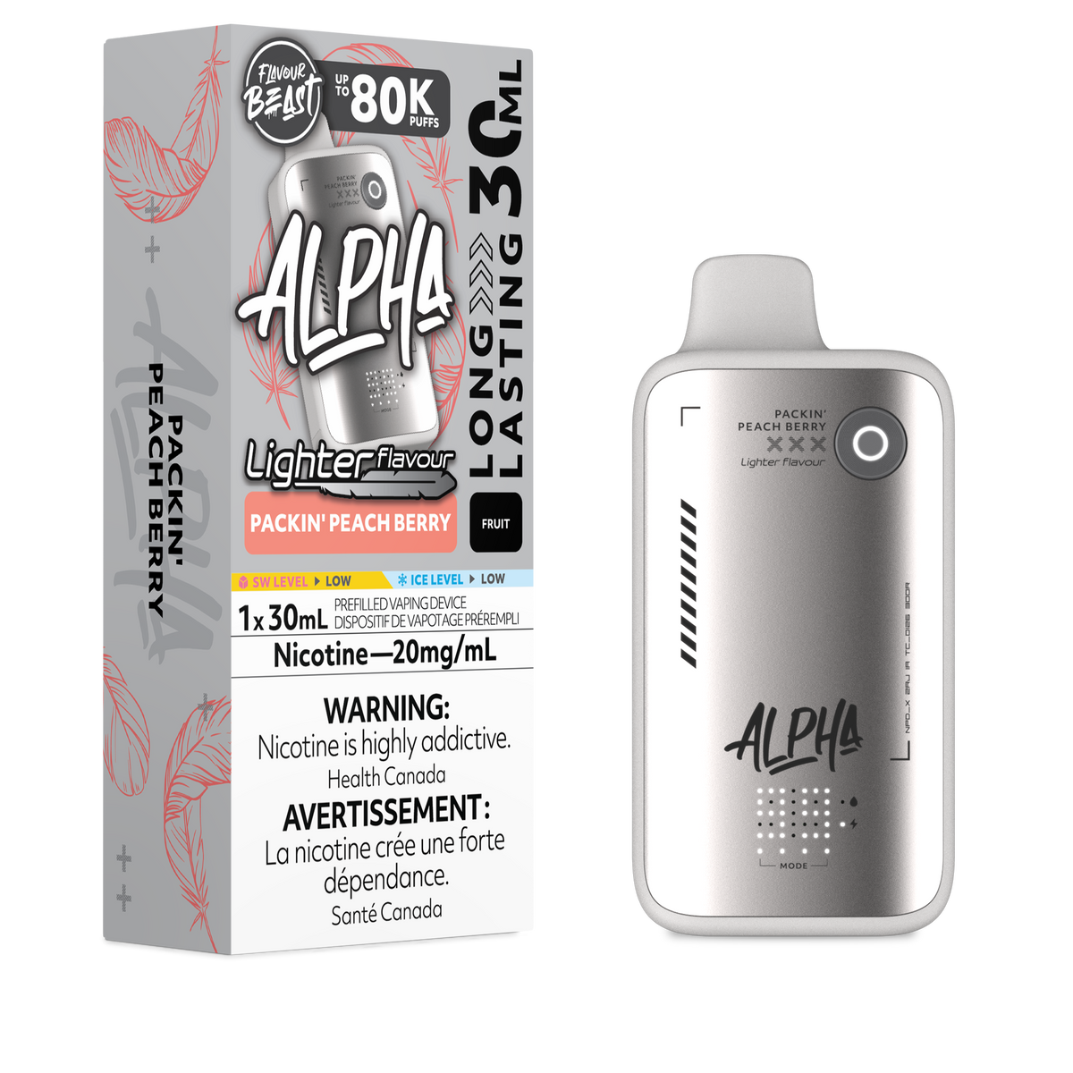 Flavour Beast Alpha - L.S. Packin' Peach Berry