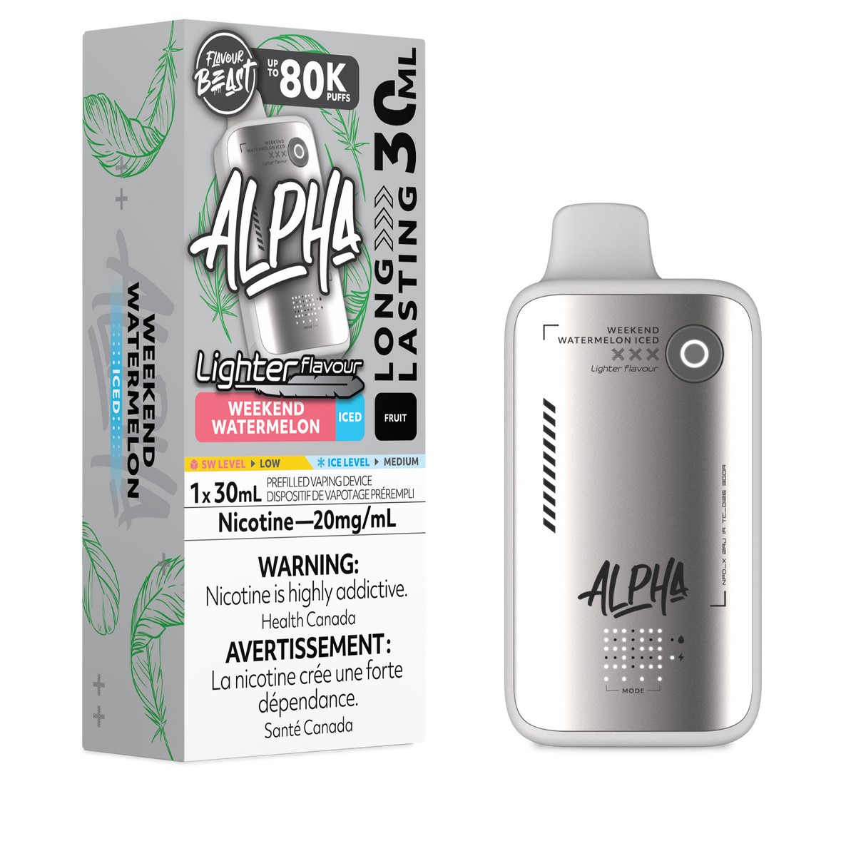 Flavour Beast Alpha - L.S. Weekend Watermelon (Iced)