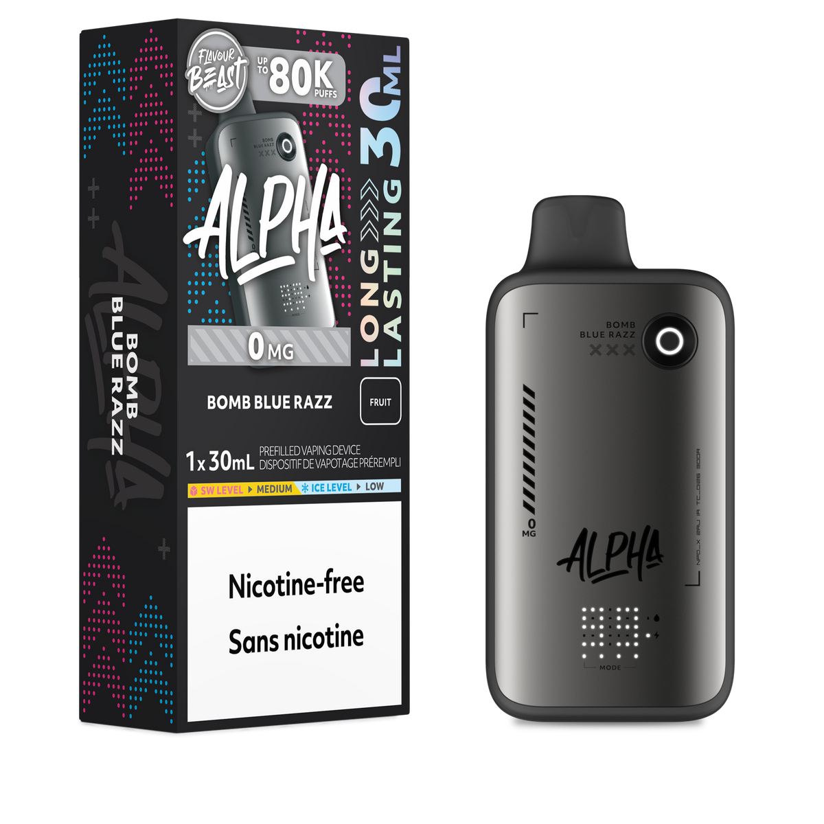 Flavour Beast Alpha - Bomb Blue Razz