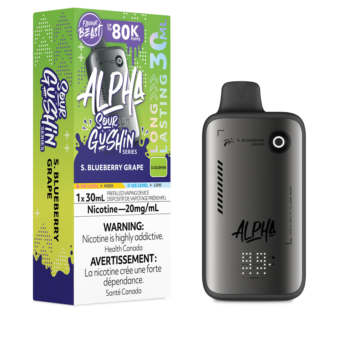 Flavour Beast Alpha - S. Blueberry Grape