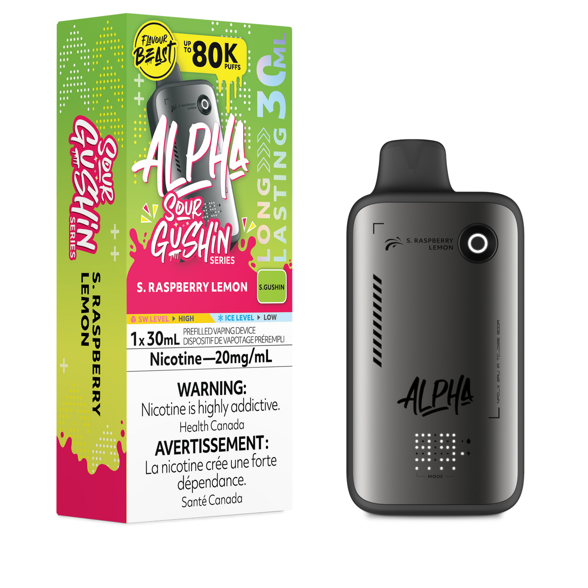 Flavour Beast Alpha - S. Raspberry Lemon