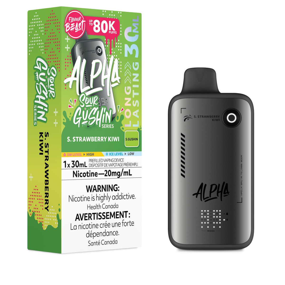 Flavour Beast Alpha - S. Strawberry Kiwi