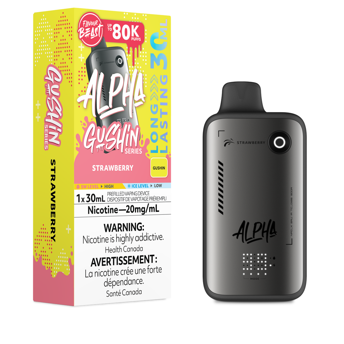 Flavour Beast Alpha - Gushin Strawberry