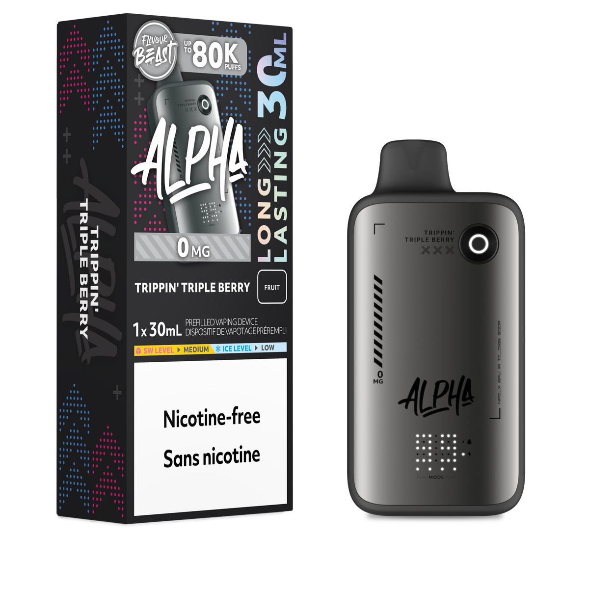 Flavour Beast Alpha - Trippin' Triple Berry (ON)