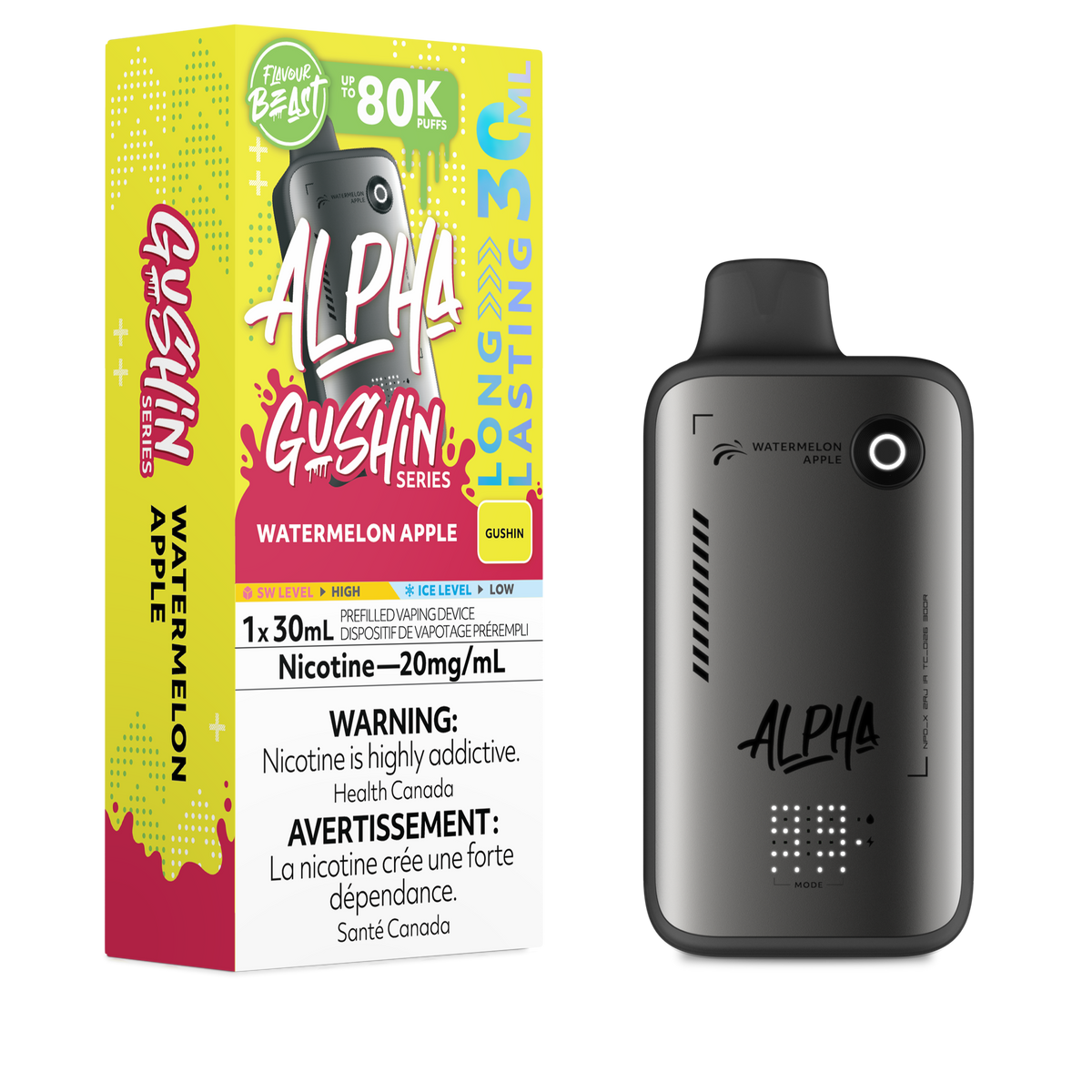 Flavour Beast Alpha - Gushin Watermelon Apple