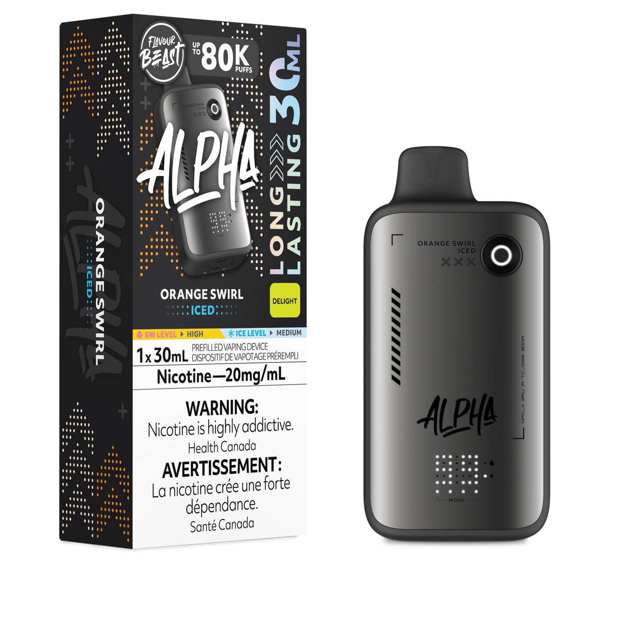 Flavour Beast Alpha - Orange Swirl (Iced) (AB)