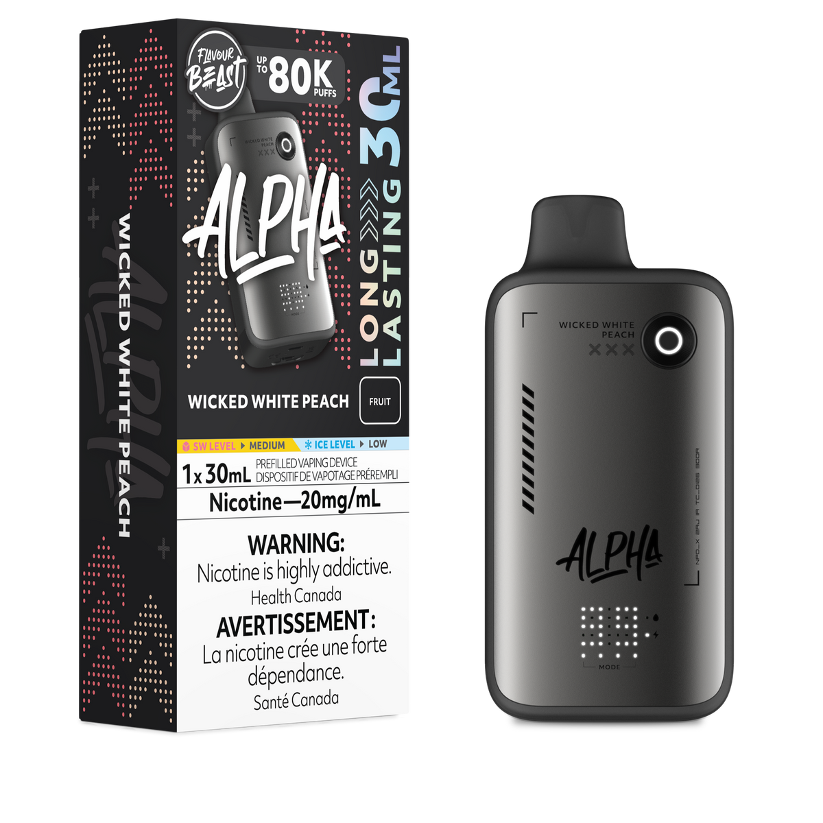 Flavour Beast Alpha - Wicked White Peach