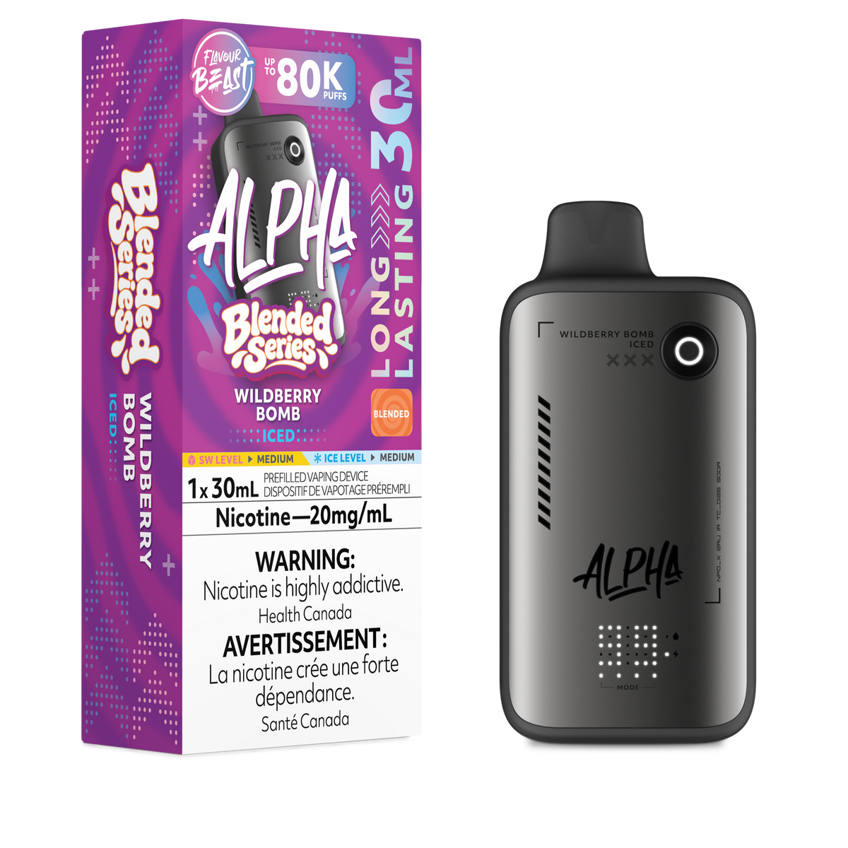 Flavour Beast Alpha - Wildberry Bomb (Iced)