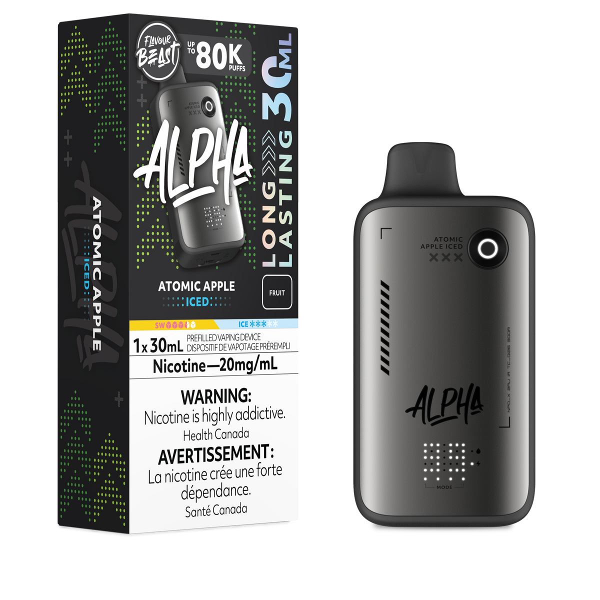 Flavour Beast Alpha - Atomic Apple Iced (ON)