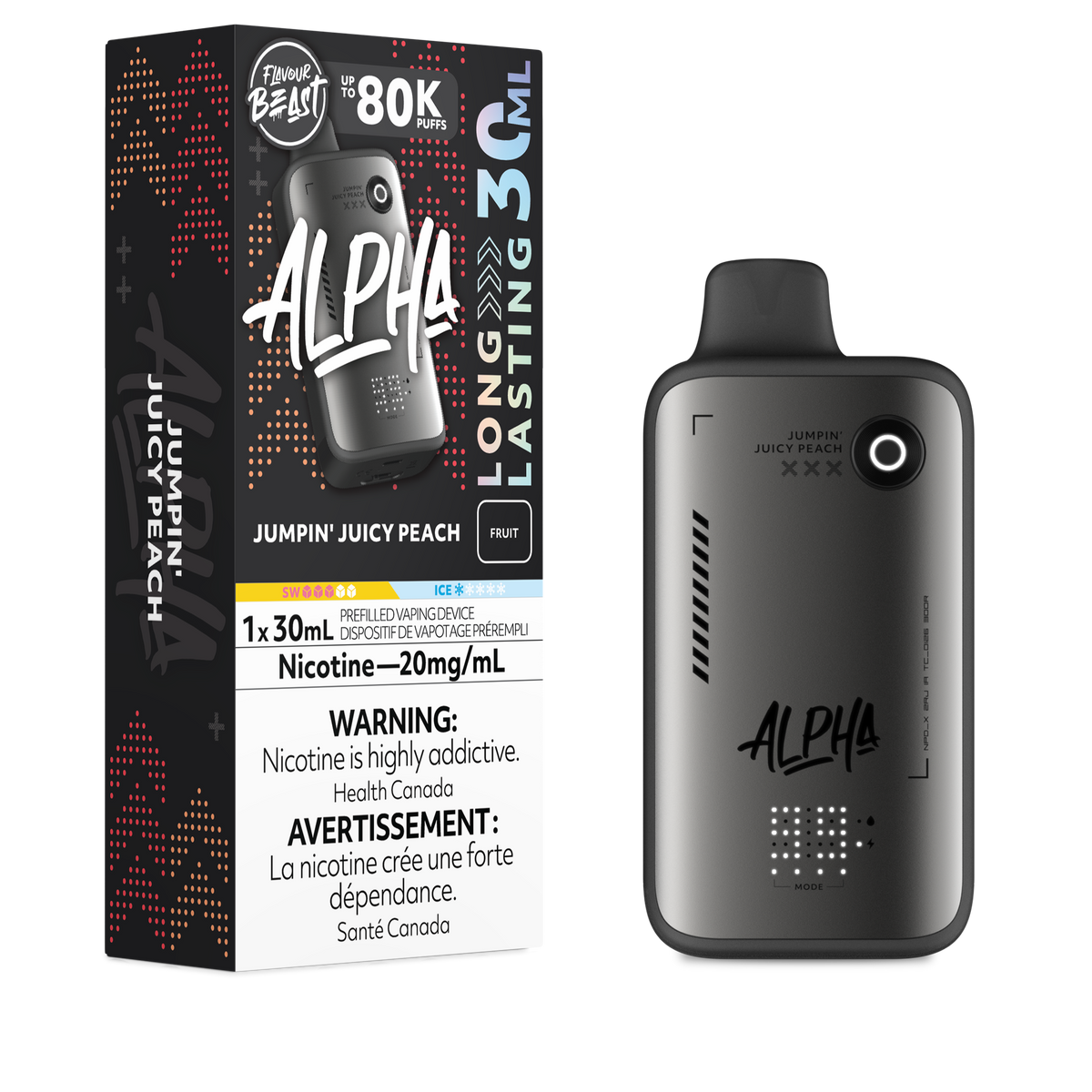 Flavour Beast Alpha - Jumpin' Juicy Peach (ON)