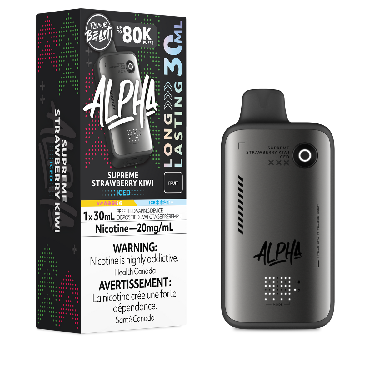Flavour Beast Alpha - Supreme Strawberry Kiwi Iced (MB)