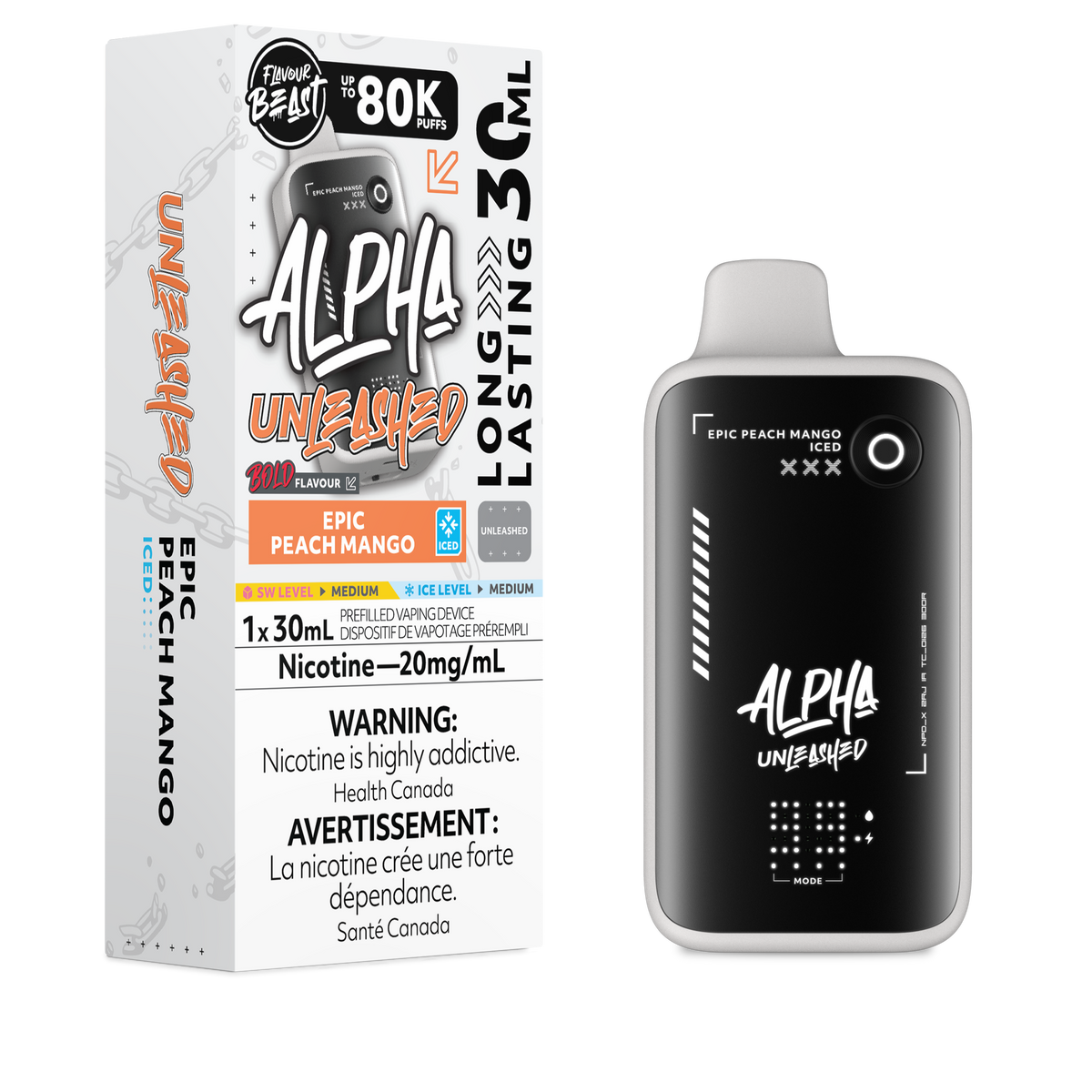 Flavour Beast Alpha - Epic Peach Mango Iced (ON)