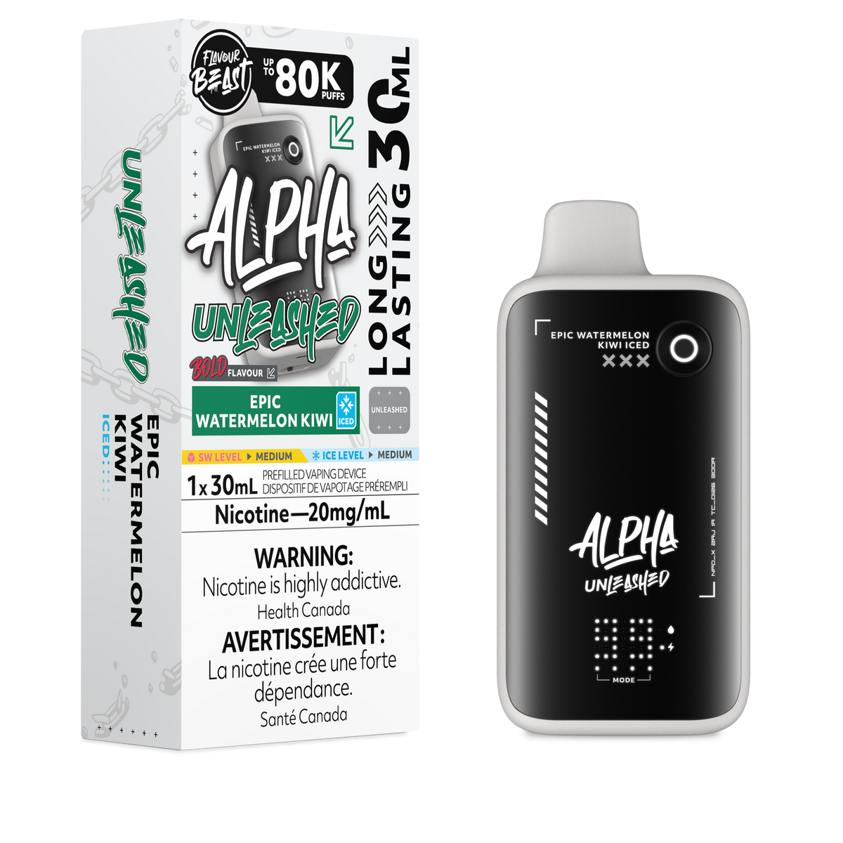 Flavour Beast Alpha - Epic Watermelon Kiwi Iced