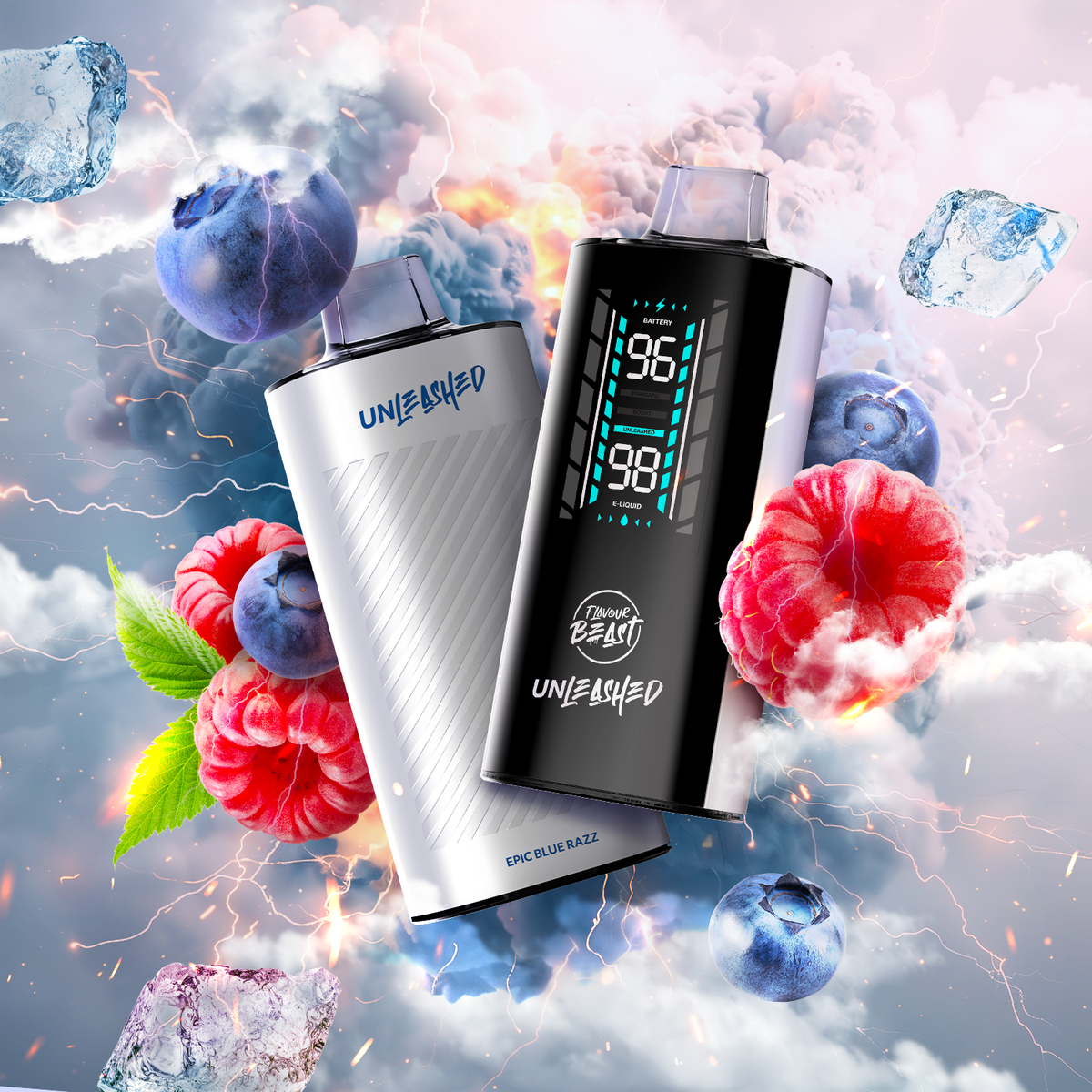 Flavour Beast Unleashed DCP 20K Disposable - Epic Blue Razz