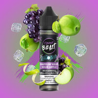 Grapplin' Grape Sour Apple Iced Vape - Flavour Beast E-Liquid