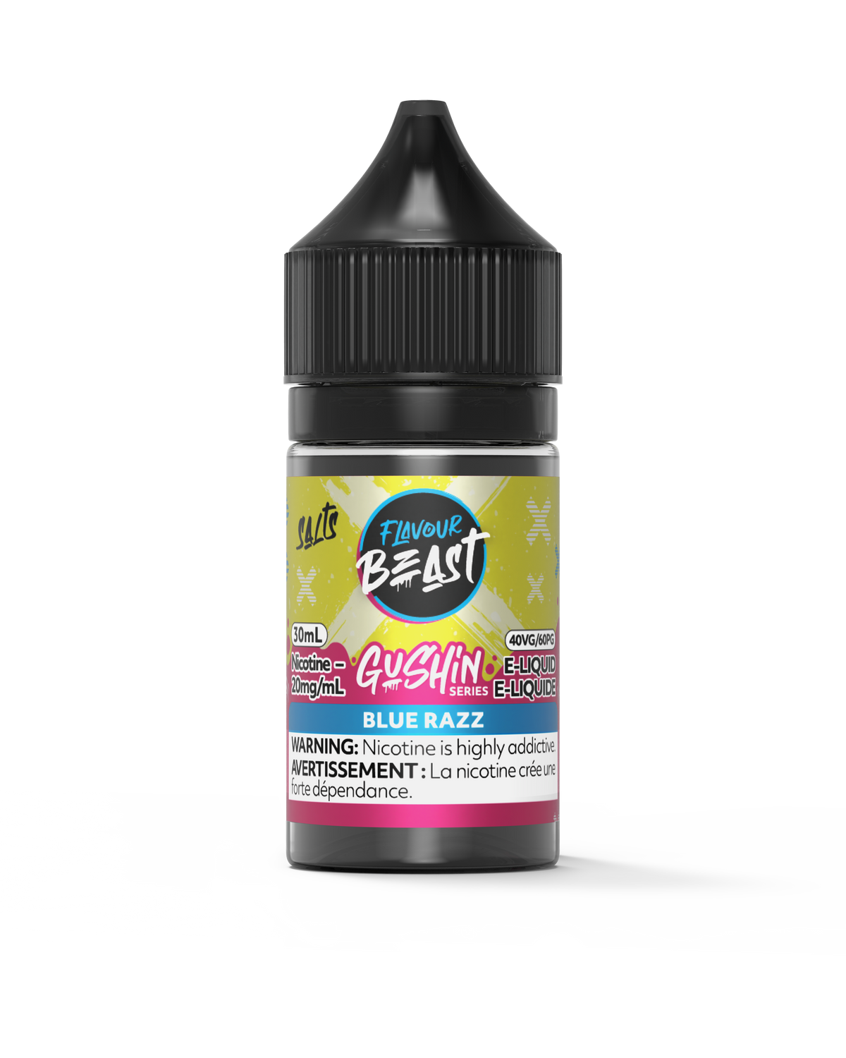 Flavour Beast E-Liquid - GUSHIN Blue Razz (ON)
