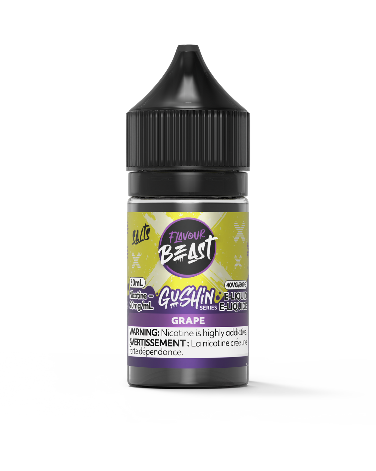 Flavour Beast E-Liquid - GUSHIN Grape