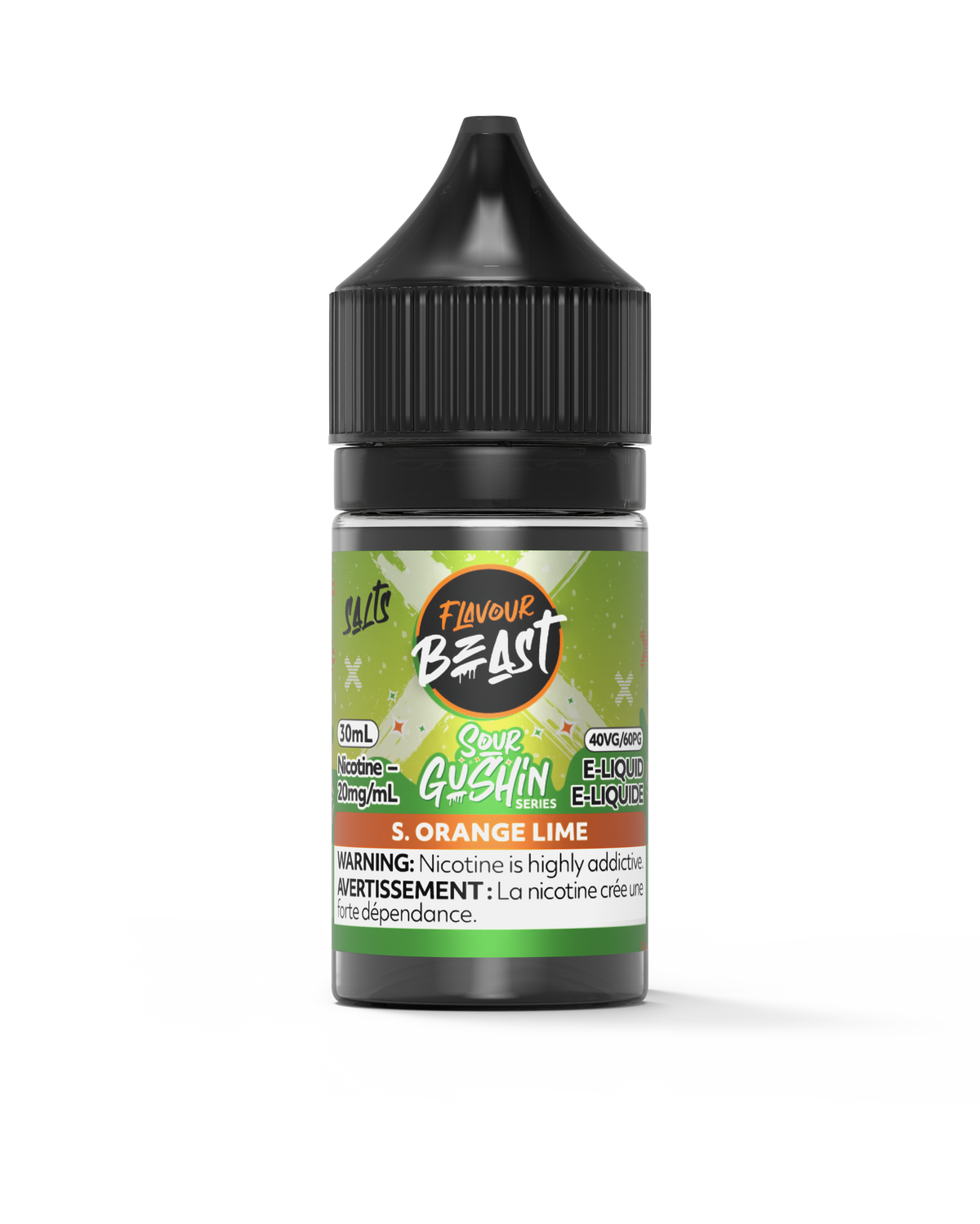 Flavour Beast E-Liquid - SOUR GUSHIN S. Orange Lime (ON)