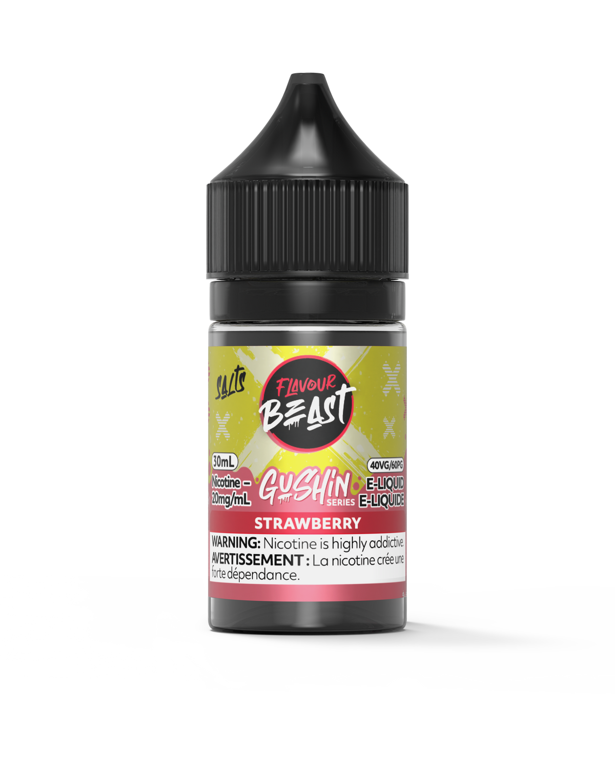 Flavour Beast E-Liquid - GUSHIN Strawberry (MB)