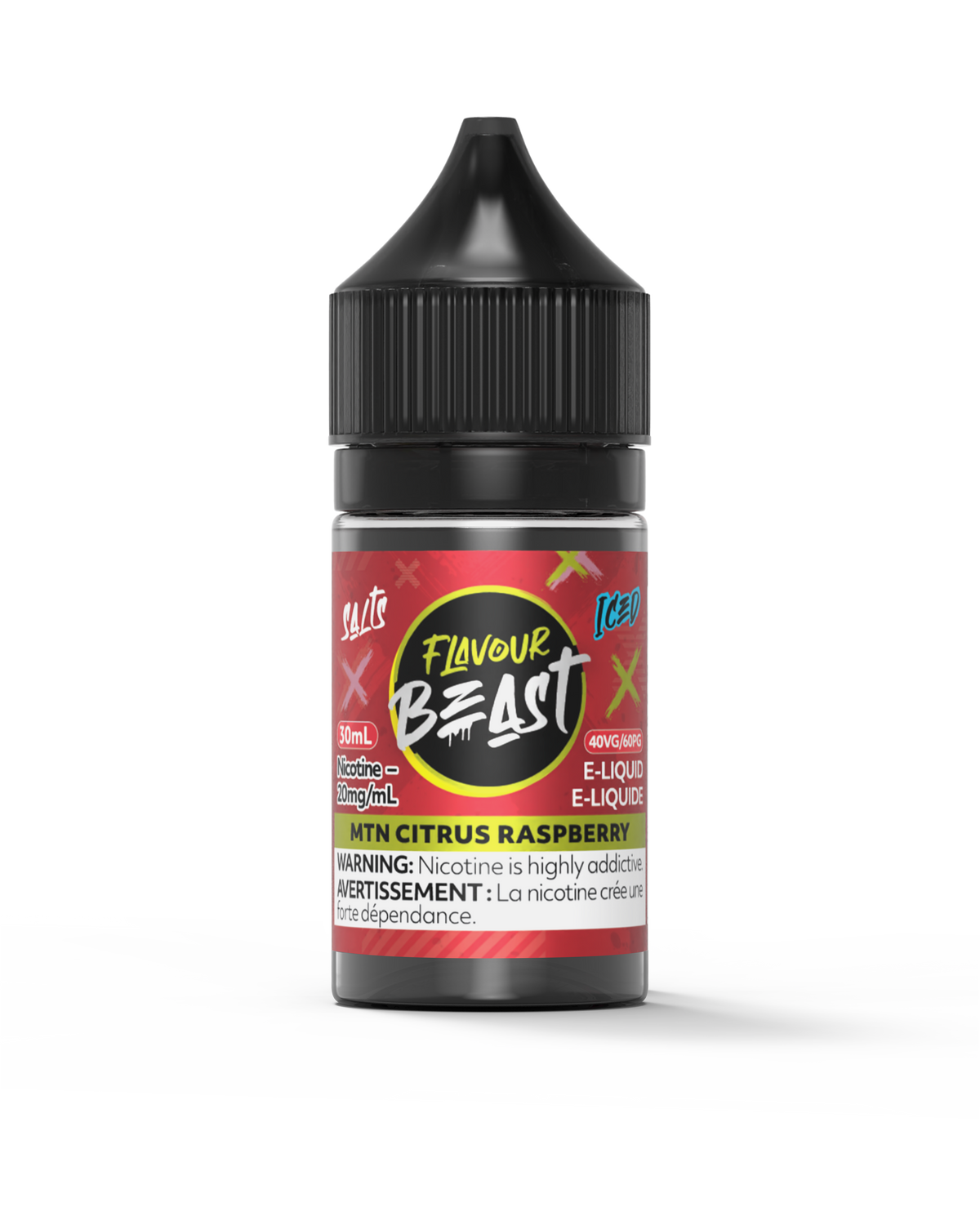 Flavour Beast E-Liquid - MTN Citrus Raspberry Iced (AB)