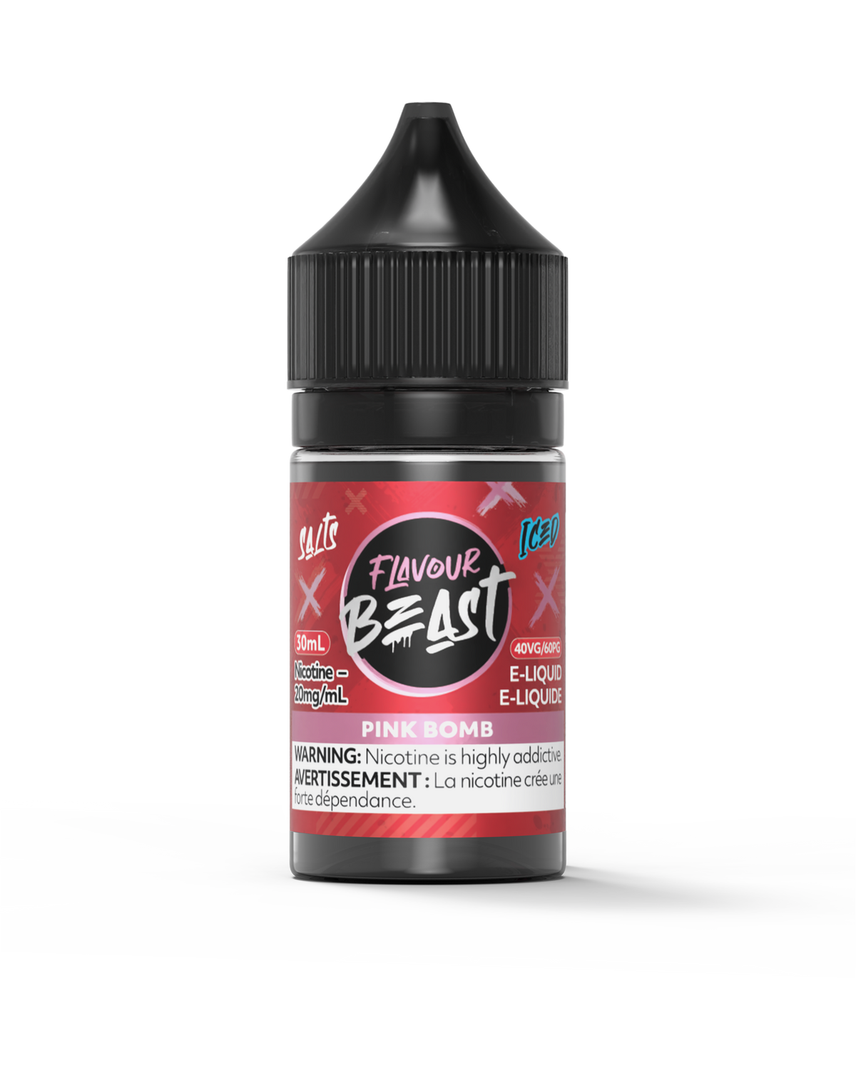 Flavour Beast E-Liquid - Pink Bomb Iced (ON)