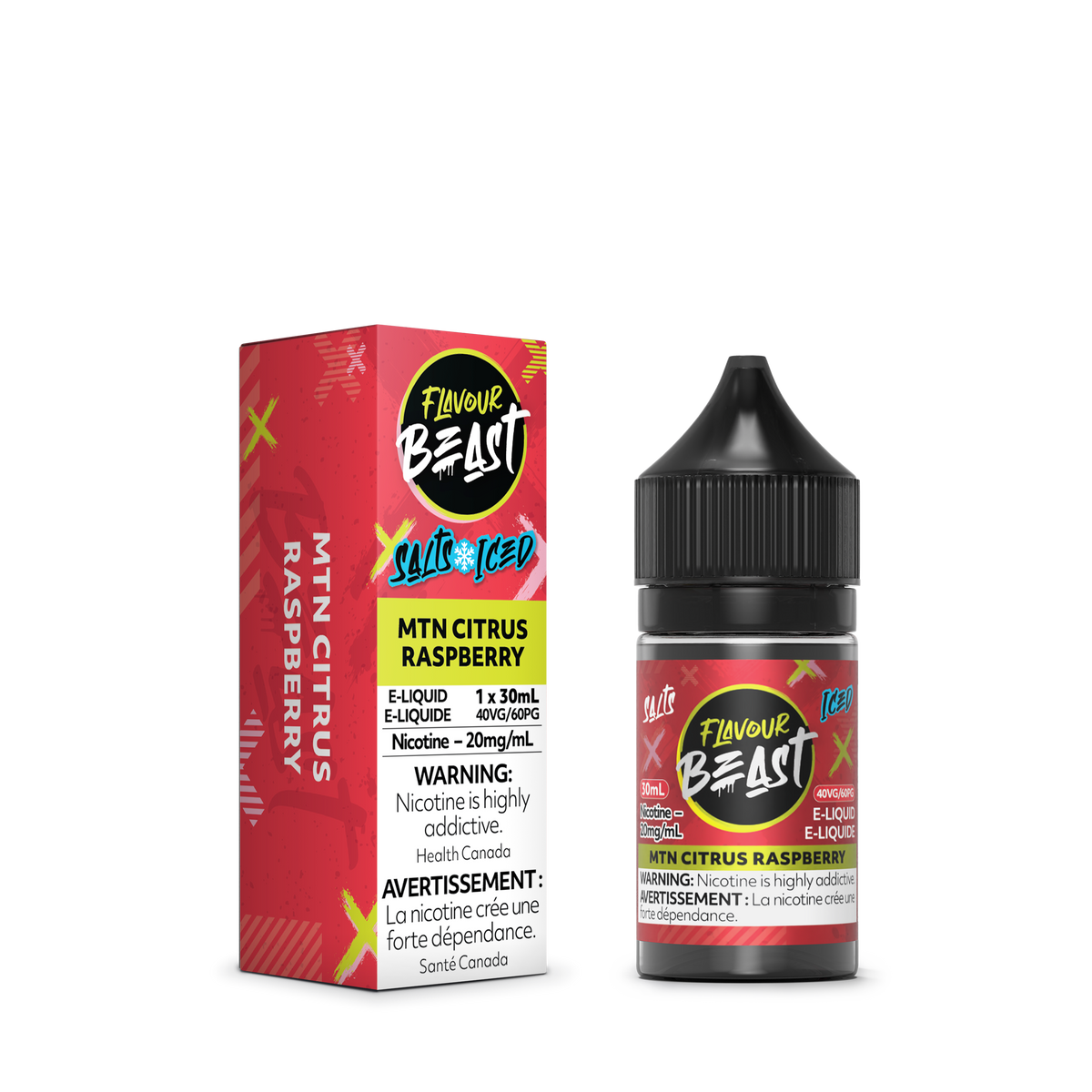 Flavour Beast E-Liquid - MTN Citrus Raspberry Iced (AB)