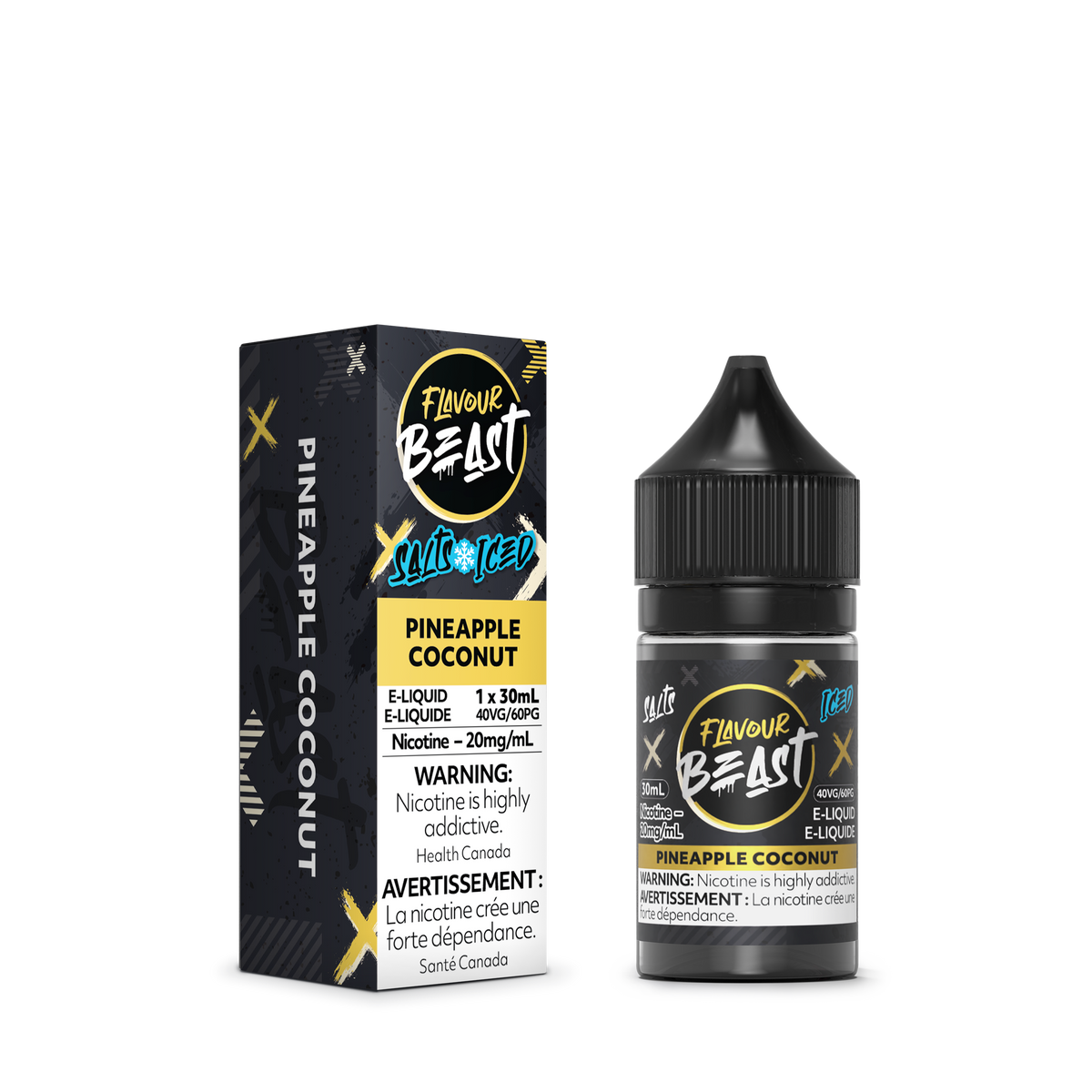 Flavour Beast E-Liquid - Pineapple Coconut Iced (ON)