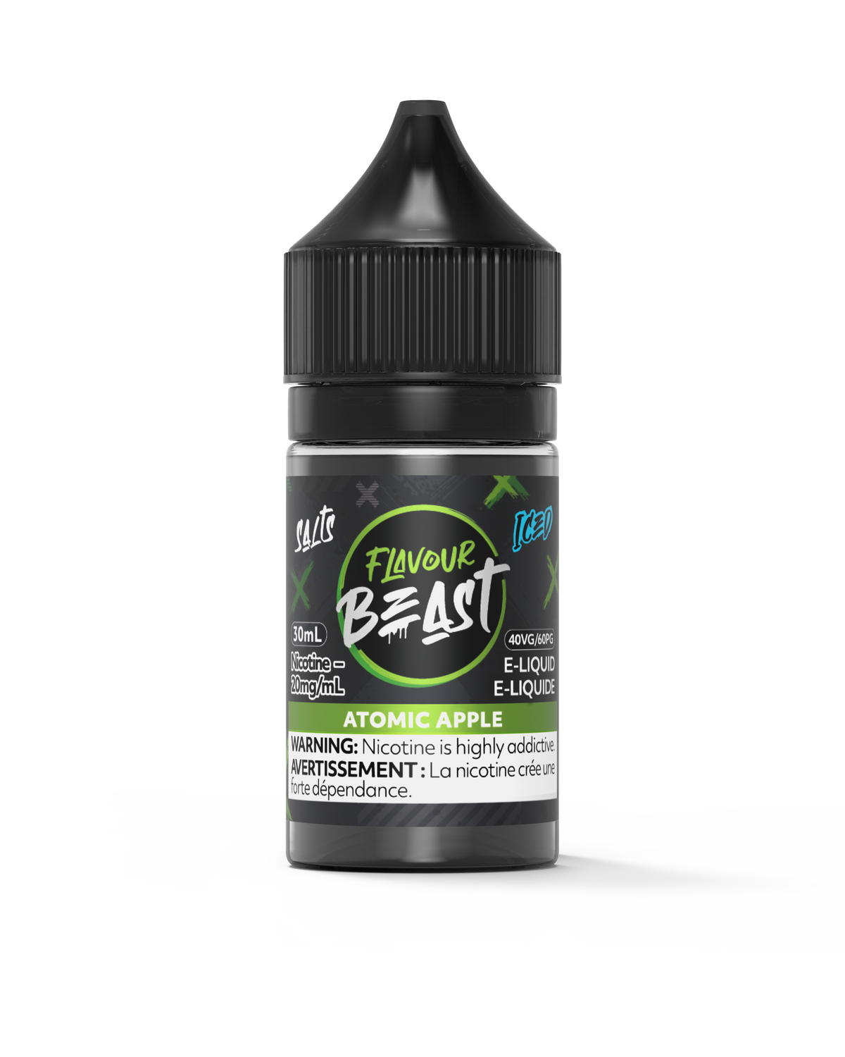 Flavour Beast E-Liquid - Atomic Apple (Iced) (ON)