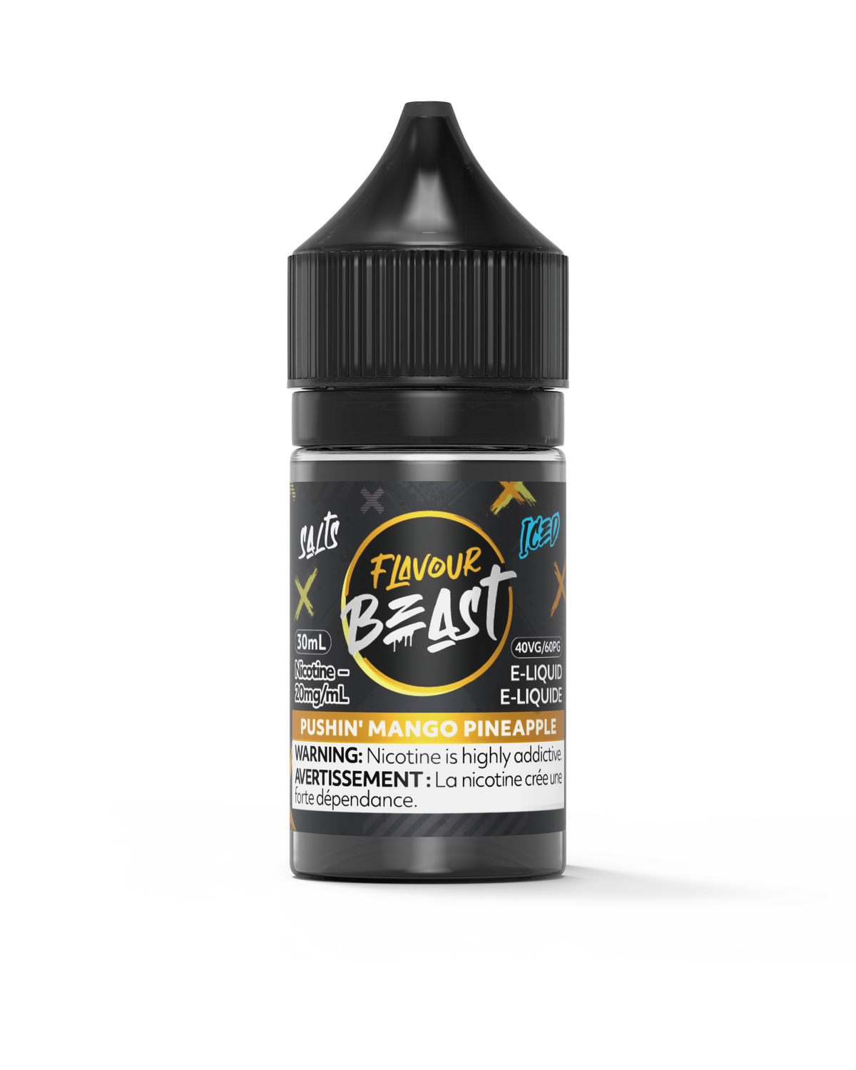 Flavour Beast E-Liquid - Pushin' Mango Pineapple (Iced) (AB)