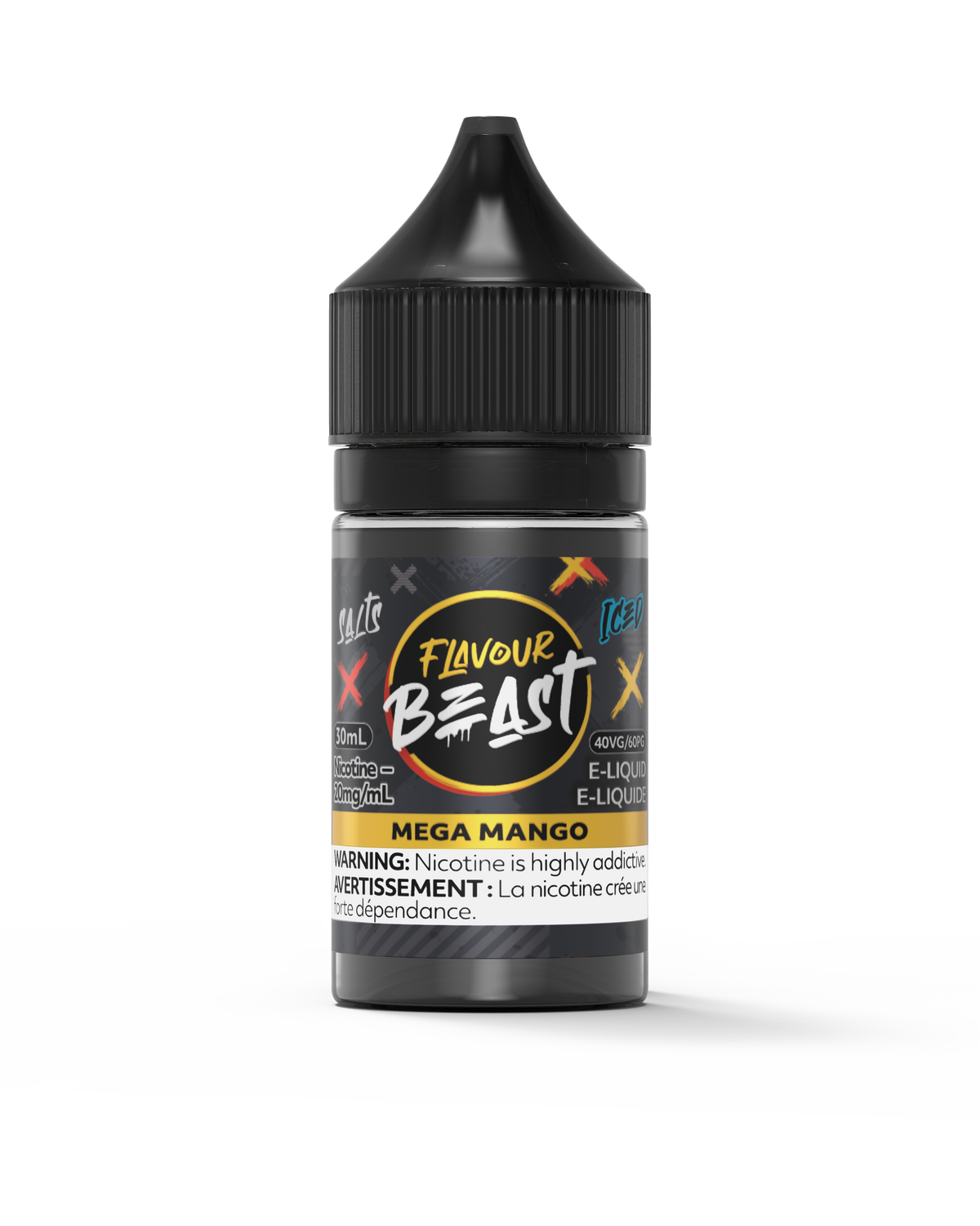 Flavour Beast E-Liquid - Mega Mango Iced (ON)