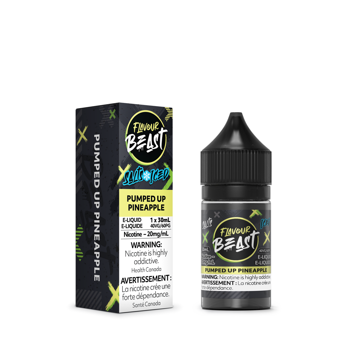 Flavour Beast E-Liquid - Pumped Up Pineapple Iced