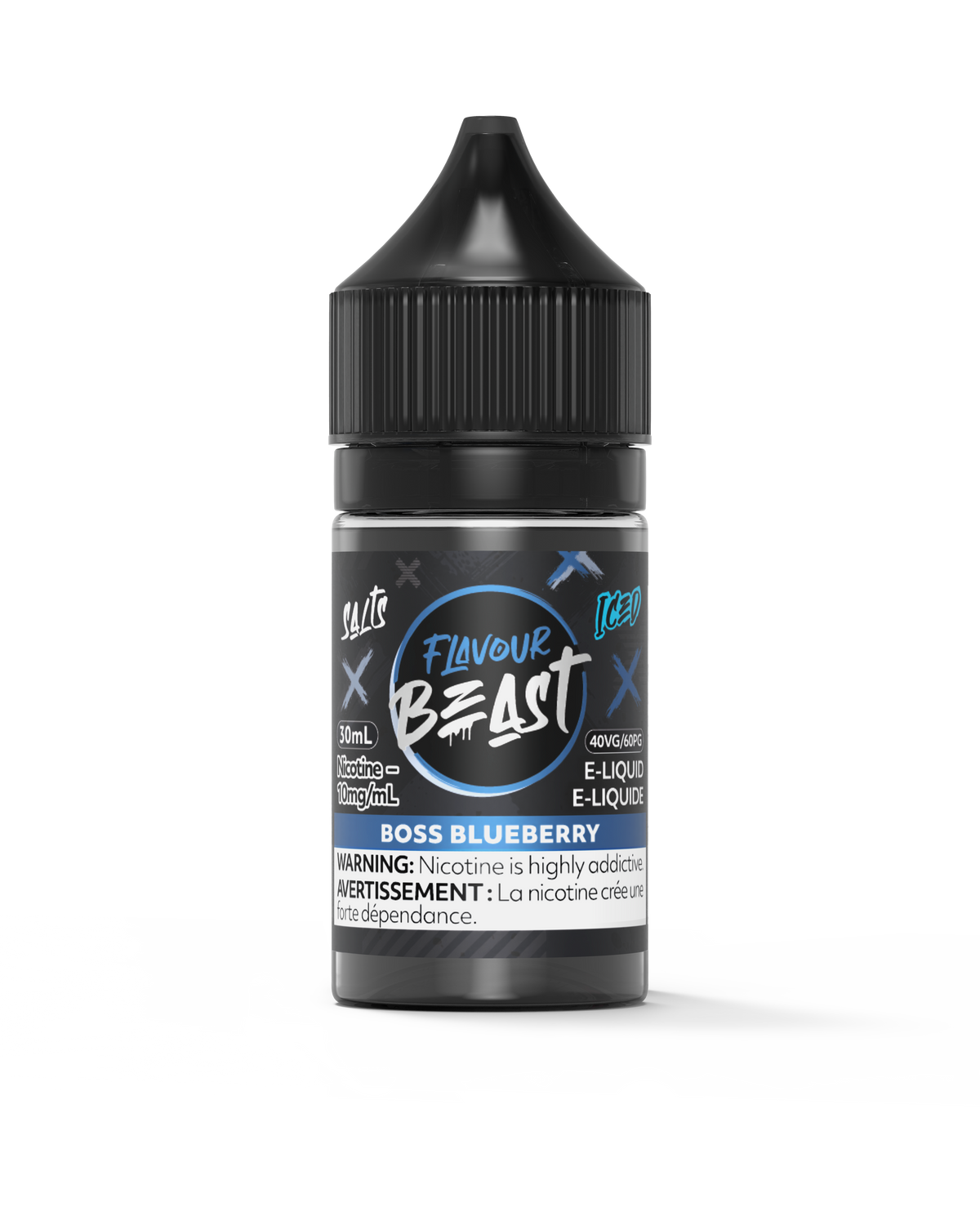 Flavour Beast E-Liquid - Boss Blueberry Iced (MB)