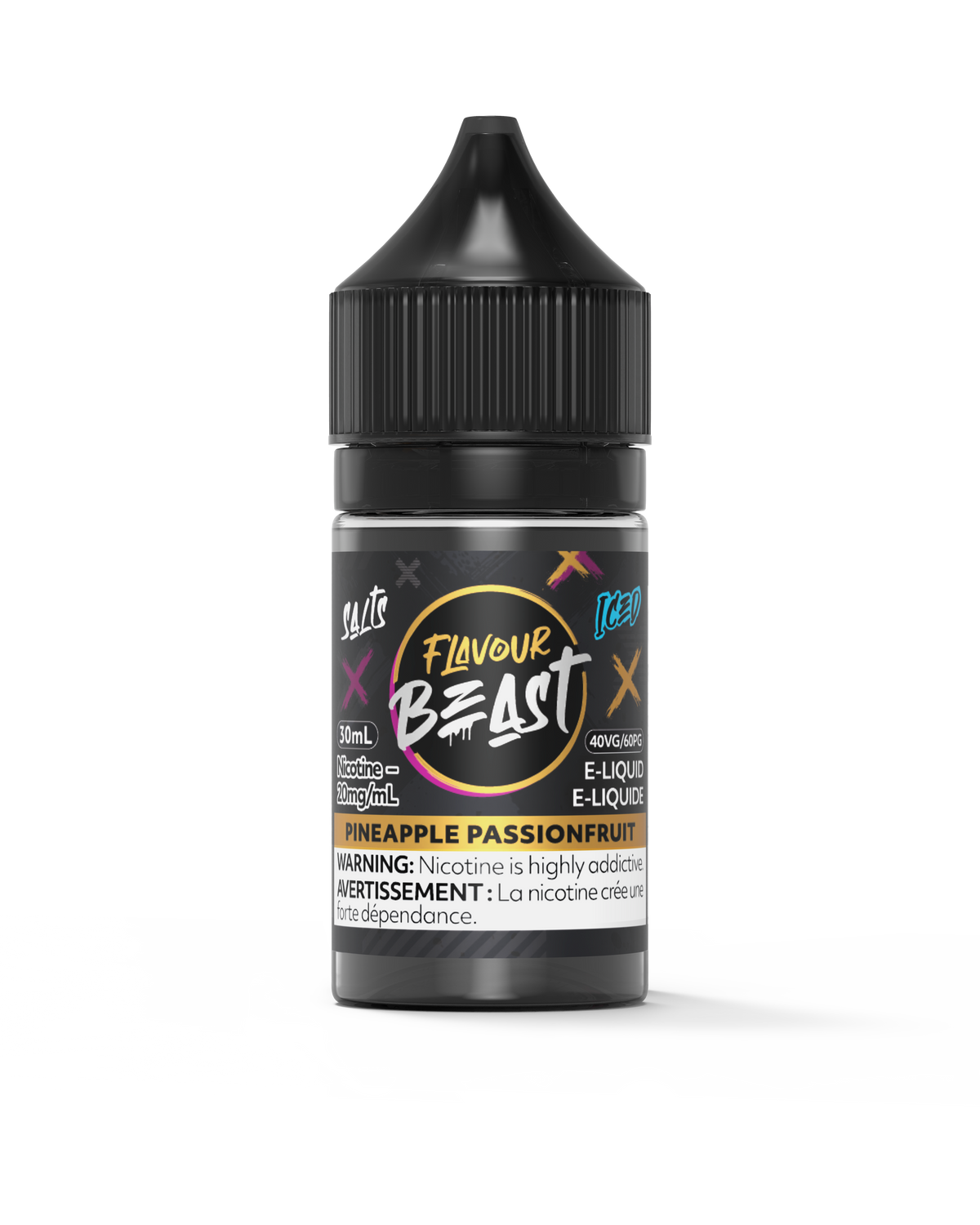 Flavour Beast E-liquid - Pineapple Passionfruit Iced